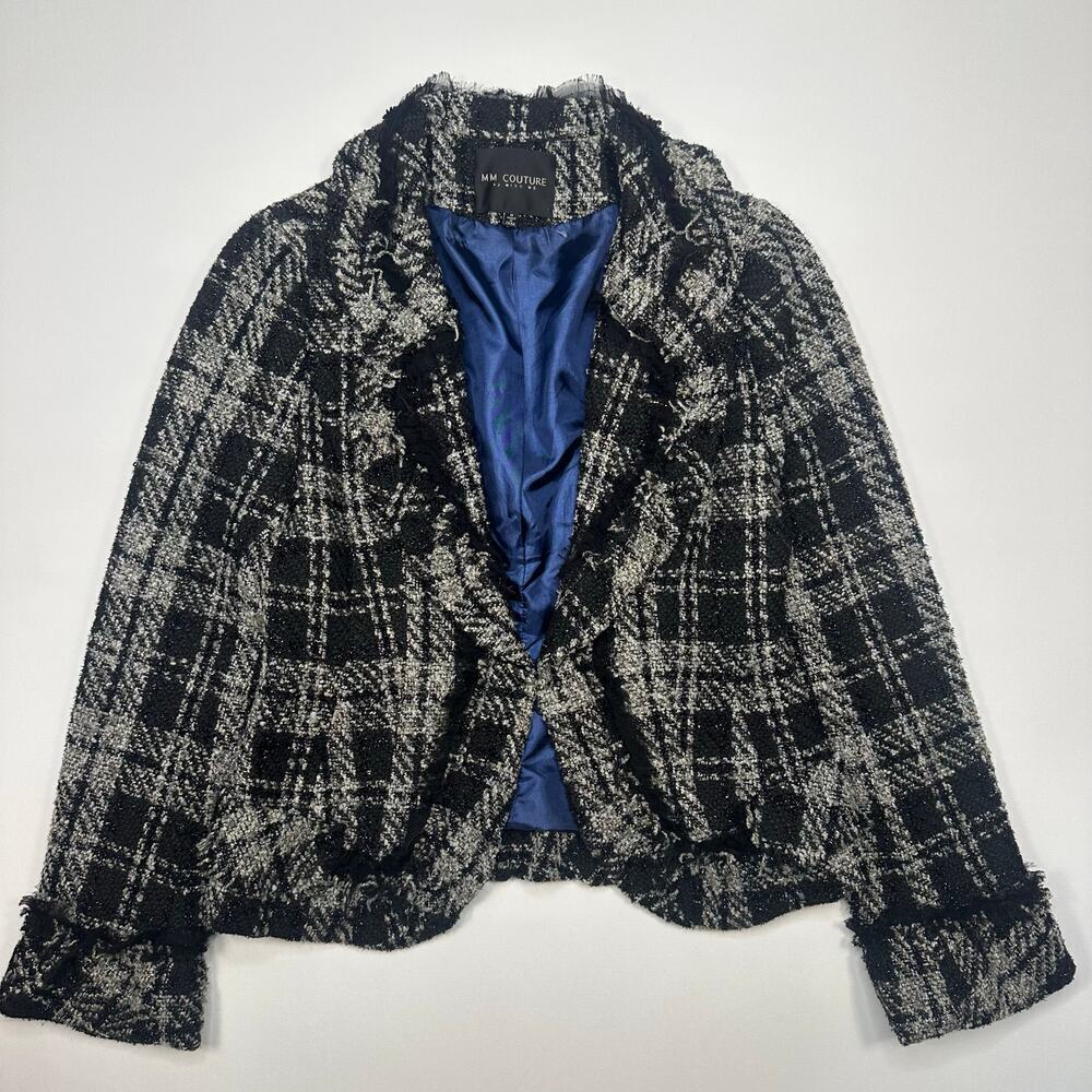 MM Couture by Miss Me Single Button Blazer Jacket Size Medium